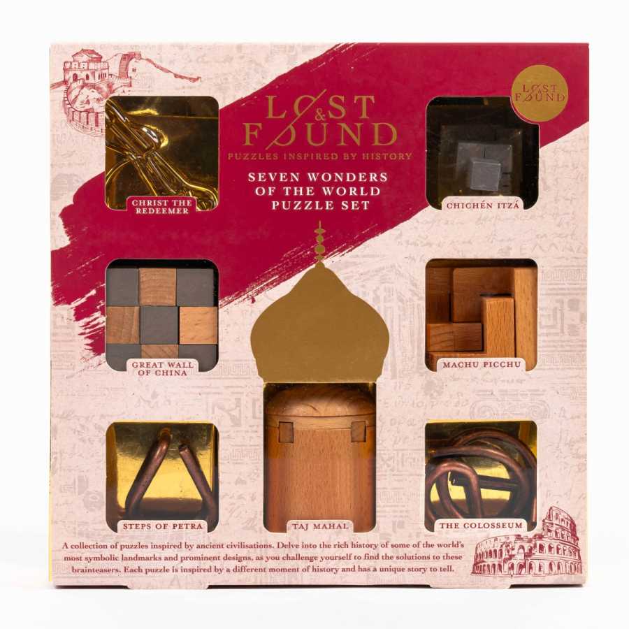 ワーコレセット LOST & FOUND - SEVEN WONDERS OF THE WORLD PUZZLE SET - Logica Puzzles